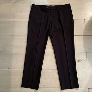 Tommy Hilfiger Classic Black Dress Pants for Men, Size 38W x 30L Traditional